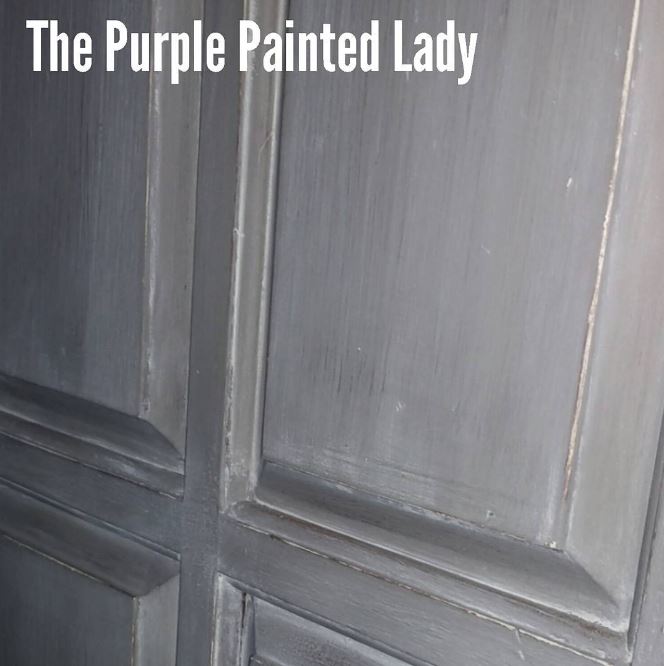 distressing  The Purple Painted Lady