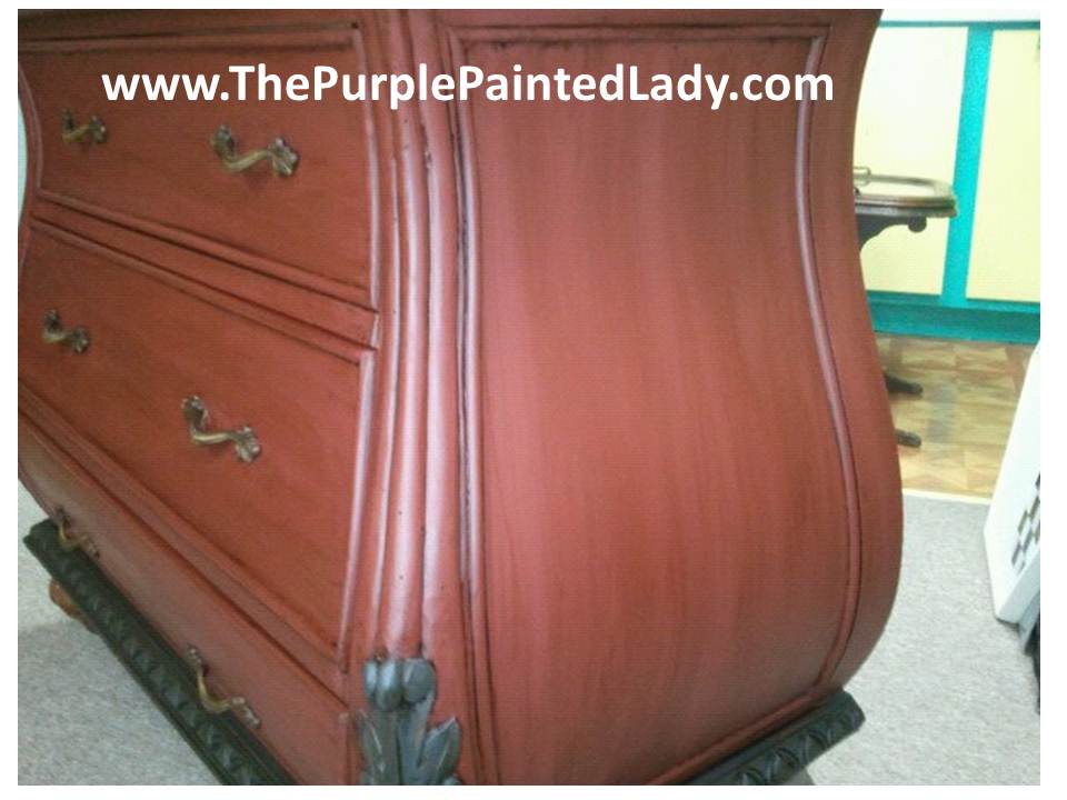 painting dark furniture with chalk paint