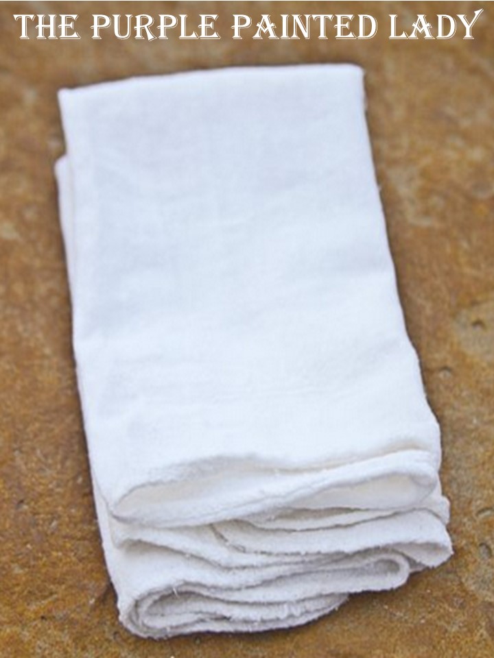 rags that you use for waxing furniture 