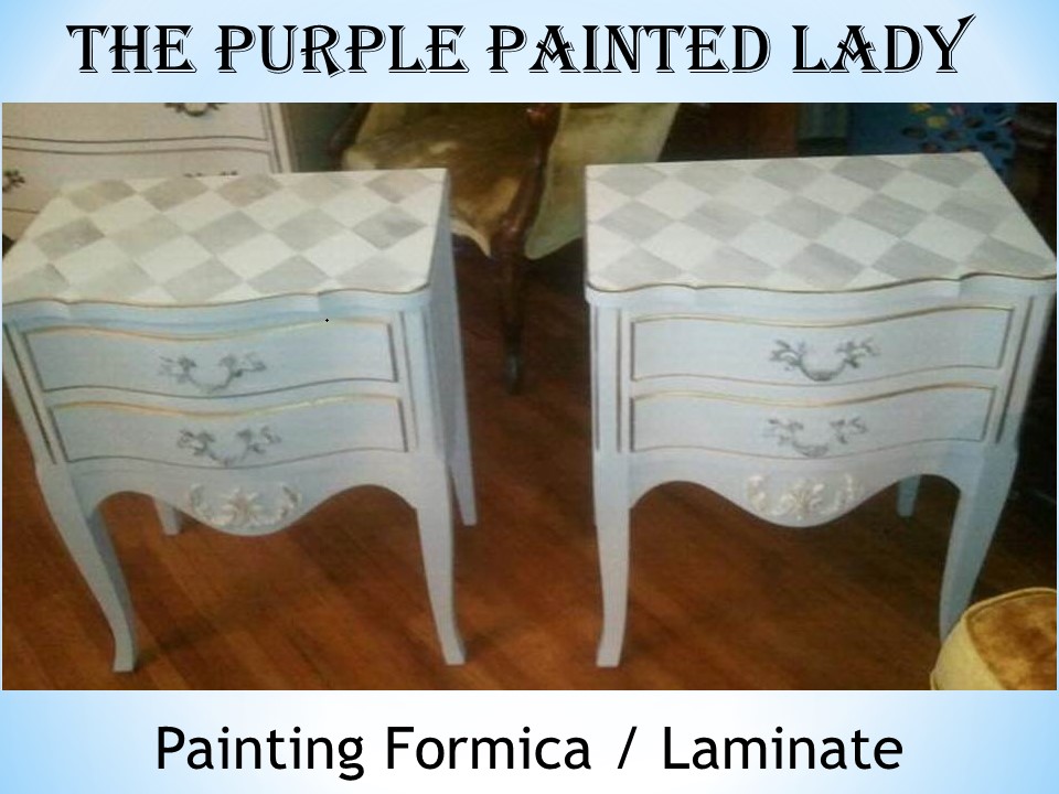 Painting Laminate Or Formica Tops Of Dressers The Purple Painted